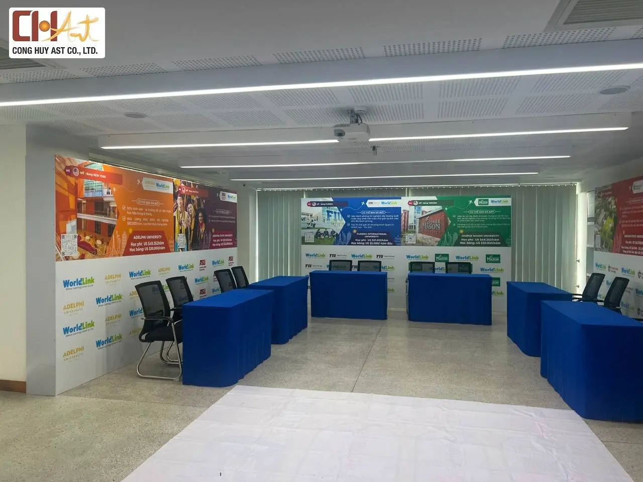 backdrop hội thảo gi&aacute;o dục