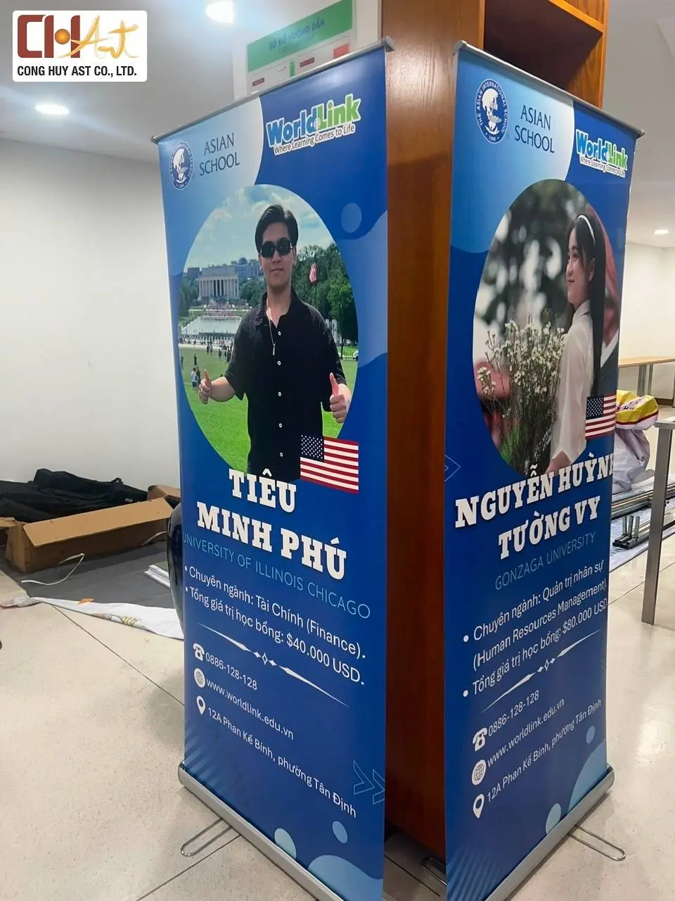 backdrop hội thảo gi&aacute;o dục