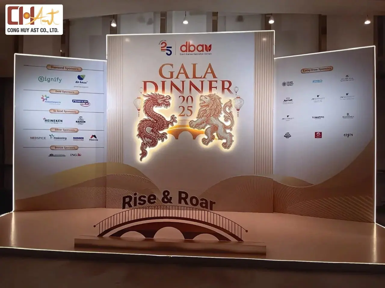 thi c&ocirc;ng backdrop s&acirc;n khấu