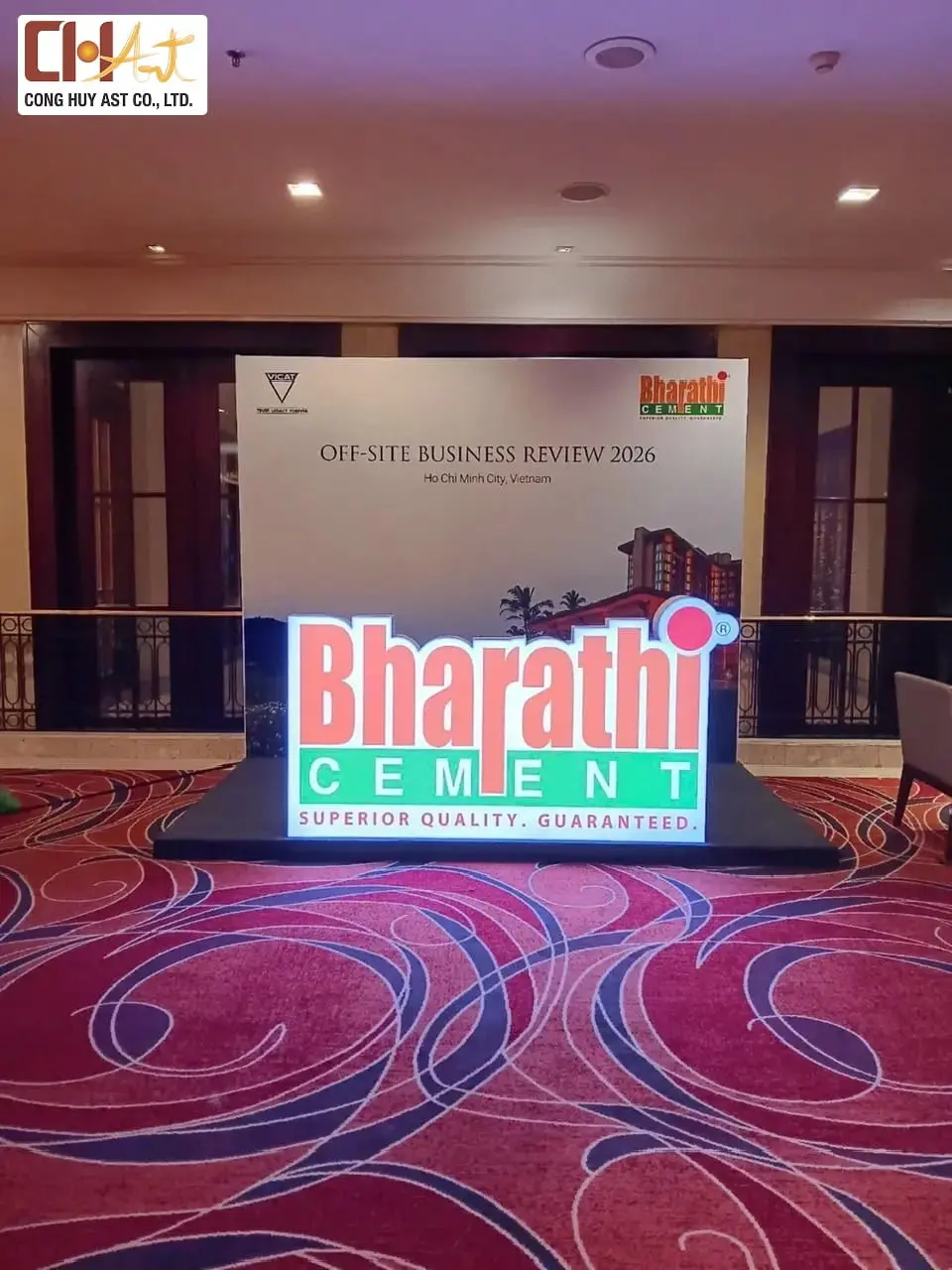 thi c&ocirc;ng backdrop s&acirc;n khấu